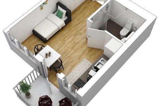 Cozy 22 m² Student Apartment in Oxie